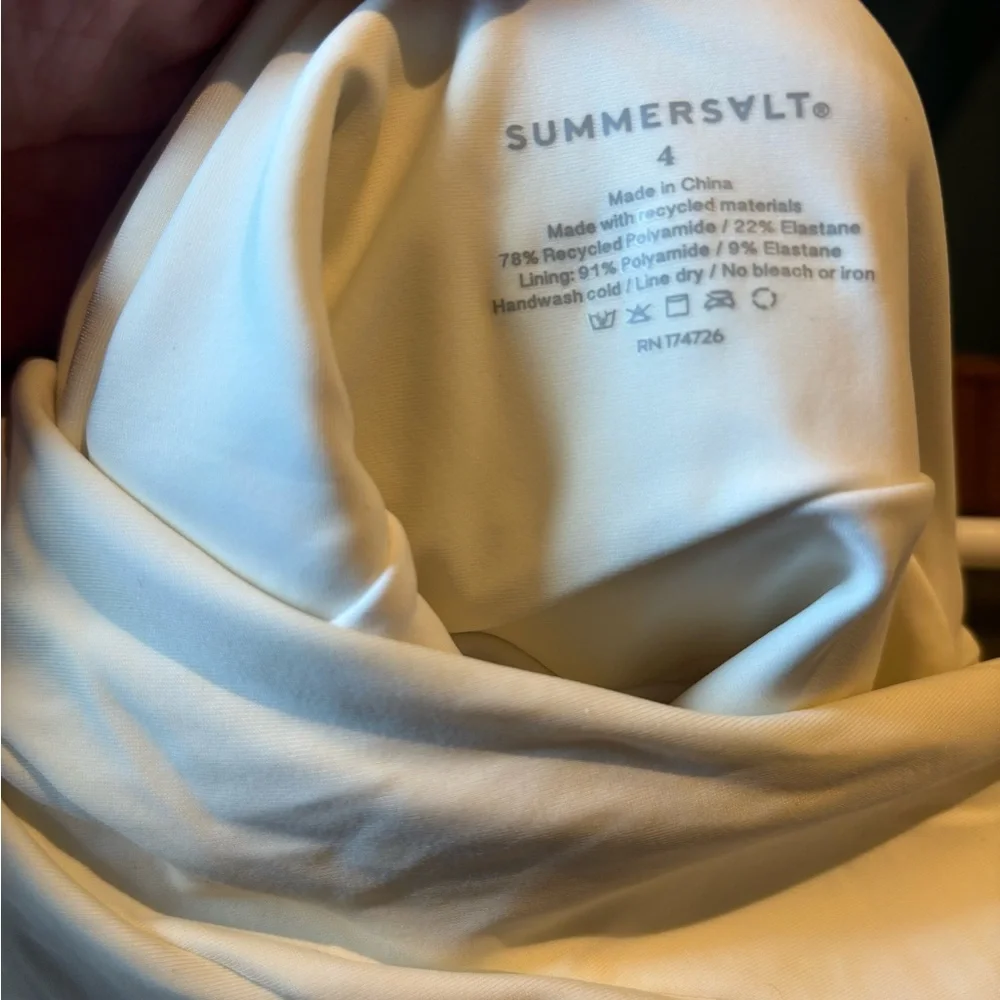 Summersalt Sidestroke Whitr One-Shoulder Women's Swimsuit - Picture 6 of 6